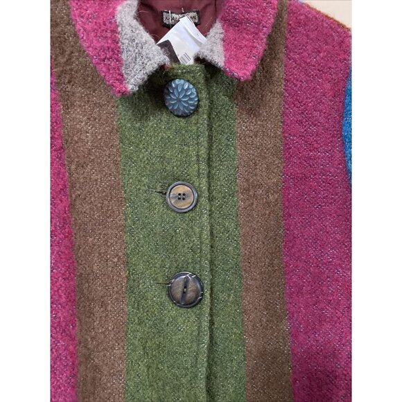 MALIPARMI Striped Colorful Stripped Jacket US 6 BRAND NEW Retail:$670 - Picture 3 of 12